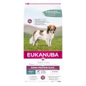 Eukanuba Daily Care Mono-Protein canard pour chien - 2 x 12 kg