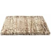Bobby - Tapis poilu Beige : Taille l