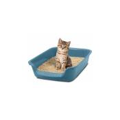 Ibanez - Bac de toilette pour chats Junior Toilet adapté à tous les types de chats, avec bac d'entrée, matériau durable