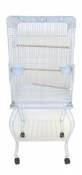 YML 50,8 cm Open Top Parrot Cage avec Support, Blanc