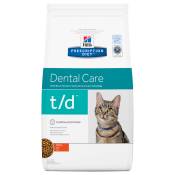 1,5kg t/d Dental Health Hill's Prescription Diet Feline Croquettes pour chat