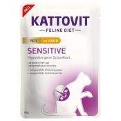 Lot Kattovit Sensitive Paté 30 x 85 g pour chat -