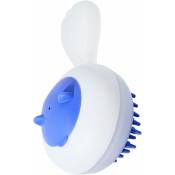 Ccykxa - Bleu)Brosse de bain pour animaux de compagnie fournitures de bain pour chien fournitures de bain pour chiots scrubber shampooing laveur de