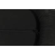 Coussin samoa classic, ovale 140 × 105 cm, noir
