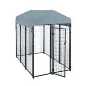 Estexo - Niche pour chien Cage pour chien Maison pour chien 185x117x185cm