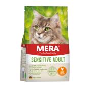 2kg MERA Cats Sensitive adulte poulet nourriture pour chat sèche