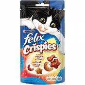 Felix Crispies : Bœuf Poulet - 45 g - Friandises pour