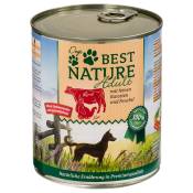 Lot Best Nature Adult 12 x 800 g pour chien - dinde, bœuf, carottes