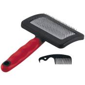 Brosse à carder soin sous-poil Ferplast GRO 5948 EXTRA LARGE chien chat