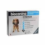 BIOCANINA - SYNERGIX Petit Chien 67MG 4 pipettes Antiparasitaire