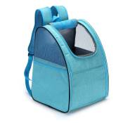 Lablanc - Sac de transport pour chat, sac à dos pliable pour animaux de compagnie – Sac de transport en maille respirante avec intérieur rembourré –