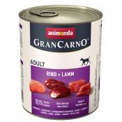 12x800g Original bœuf, agneau Animonda GranCarno -