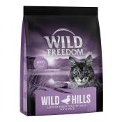 2x400g Adult Wild Hills, canard Wild Freedom Croquettes pour chat + 400g offerts !