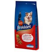 2x15kg Brekkies Mix, bœuf - Croquettes pour chien