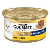 36x85g Les Mousselines : poulet Gold Gourmet pour chat