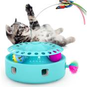 Aorsher - Jouets pour chat jouet papillon interactif tactile chaton électrique jouets 360° rotatif Teaser plume automatique auto jeu amusant jouet