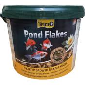 Tetra - Pond Flakes seau de 10 Litres,1.8 kg aliment flottant pour poisson de bassin