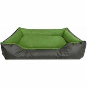 Lupi lit pour chien de s à xxxl, 24 couleurs au choix, coussin de chien, lit pour chien, panier pour chien:3XL, green-rock (gris/vert) - Beddog