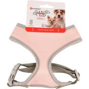 Harnais Small dog s cou 24 cm corps réglable de 32 à 44 cm rose pour chien Flamingo Pet Products Rose
