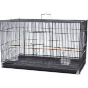 Volière Cage Rectangulaire,Cage Oiseaux Canaries Perroquet