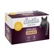 6x100g Smilla Sterilised en barquettes dinde, fromage