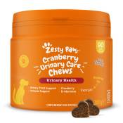 Bouchées à mâcher Zesty Paws Cranberry Urinary Care, 90 bouchées à mâcher, complément alimentaire pour chiens