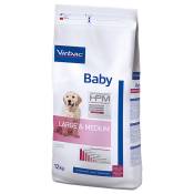 2x12kg Baby Large & Medium Virbac Veterinary HPM Dog