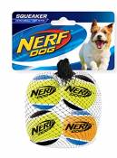 Nerf Dog Set de 4 Balles pour Chien 4,5 cm
