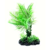 Palmier décoration solo s, H15 cm, pour aquarium Animallparadise Vert