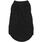 Té VêTements t Shirt Chiot Coton Gilet Costumes Couleurs: Noir Tailles: m
