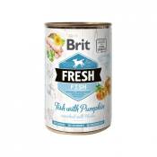 Brit Fresh Poisson & Citrouille en Boîte - Pâtée pour chien-