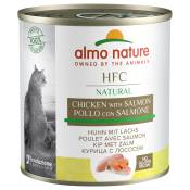 12x280g poulet / saumon Almo Nature Classic - Nourriture pour Chat
