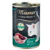 24 x 400 g Miamor Proies fines dinde nourriture humide pour chats