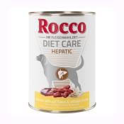 6x400g Rocco Diet Care Hepatic poulet, flocons d'avoine
