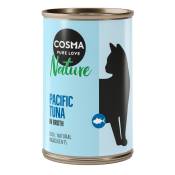 Cosma Nature 6 x 140 g pour chat - thon du Pacifique