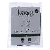 Couche lavable kooa pour chien mâle - taille XL