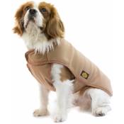 Fashion Dog - Manteau polaire pour chien - Camel/Beige - 30 cm