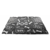 Martin Sellier - Petbed 75x100 dog gris/blanc
