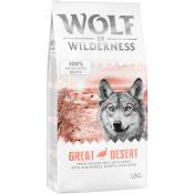 12kg Wolf of Wilderness Adult Great Desert, dinde -