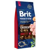 2x15kg Adult L Brit Premium - Croquettes pour chien