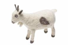 Hand Made Showpiece Felt Goat Soft plush Toy 3x8x4