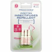 Pipettes Insectifuges Chaton 3 Pipettes De 0,6 Ml