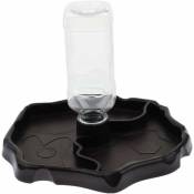 Tuserxln - Distributeur d'eau Portable avec Plat en Plastique Abreuvoir pourReptile Tortue Gecko - 3