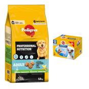 12kg volaille, légumes Adult Professional Nutrition Pedigree, croquettes pour chiens
