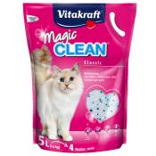 3x5L Vitakraft Magic Clean Litière de silice pour chat