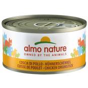 Lot Almo Nature 12 x 70 g pour chat - cuisse de poulet