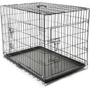 Tresko - Cage de Transport 91 x 58 x 64 cm pour Chien