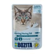 12x85g Bozita Bouchées en sauce hareng - Sachet pour chat