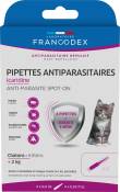 Soin Chat - Francodex Pipettes antiparasitaires spécial
