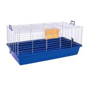 XL-L100xl54xH44cm (bac bleu foncé)Cage Skyline Maxi pour lapin et cochon d'Inde